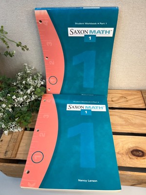 NEW Saxon Math 2004 Grade 1 Student Workbook Part 1 & 2 Lot
