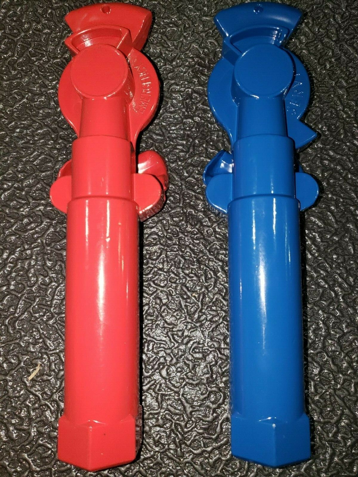 MAXXGRIP POWDER-COATED LONG GLADHAND SET SERVICE & EMERGENCY RED & BLUE PAIR