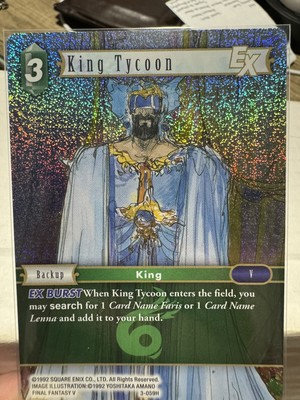 King Tycoon Foil Opus 3 Final Fantasy TCG