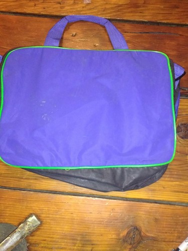 Vintage 1991 Teenage Mutant Ninja Turtles Overnight Bag Suit Case Duffle Bag