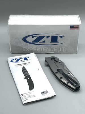 Zero Tolerance Rick Hinderer CPM 20CV 3.5'' Folding Knife Titanium Handle 0562TI