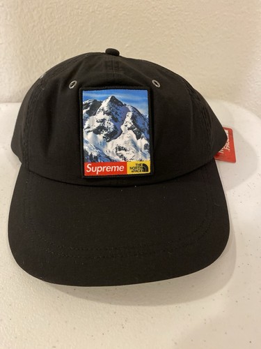 Supreme × THE NORTH FACE 6-PANEL CAP Supreme X The North Face? Mountain Black 6 Panel Cap Hat
