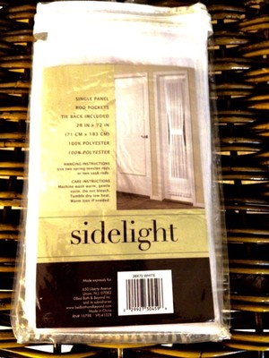 Side Light Window Curtain Bed Bath And Beyond 28x72 French Door Ebay
