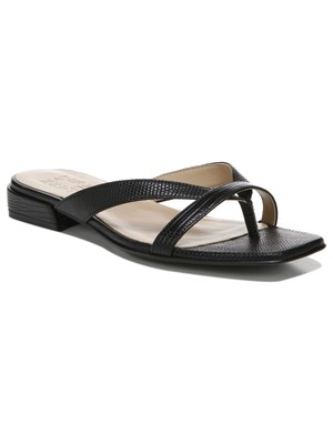 

NATURALIZER SHOE Женские черные шлепанцы Adella на блочном каблуке без шнуровки, Черный, H5664L1