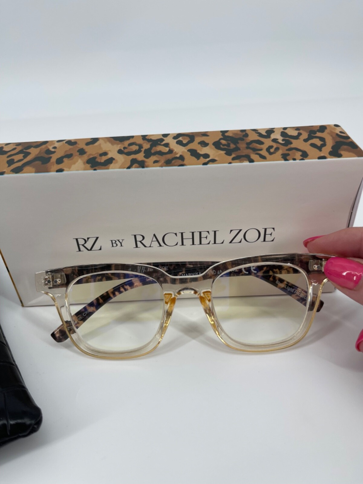 RZ By Rachel Zoe Clear NON RX Blue Light Glasses | eBay