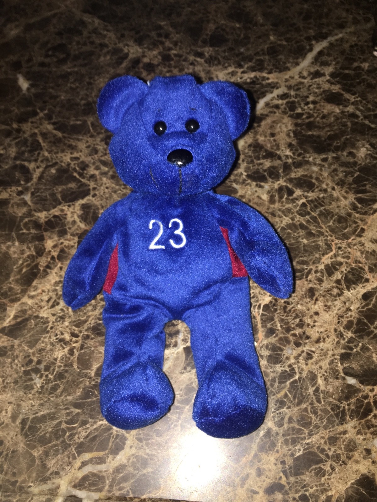 Michael Jordan #23 Themed Red - White - Blue Beanie Baby