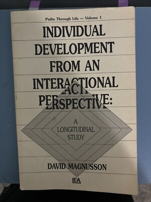 Individual Development from an Interactional Perspective: A Longitudinal Study P