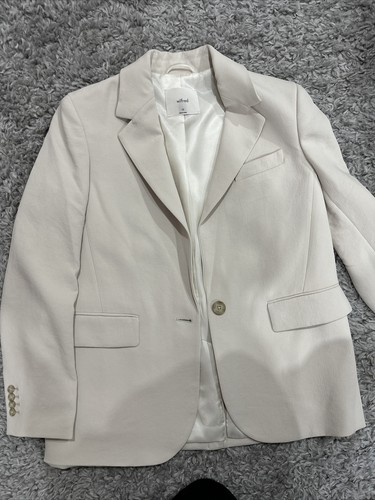 Aritzia Wilfred Nostalgia Blazer in Bone White - Women's