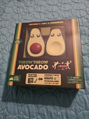 Throw Throw Avocado Game by Exploding Kittens Party Game 2-6 Players Ages 7+ NOB