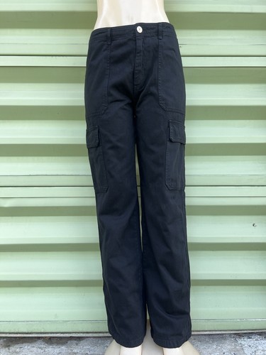 即完売 ZARA Utility Multi Cargo Pants 38 Zara Women's Multi Pocket Cargo High Waist Pants Straight
