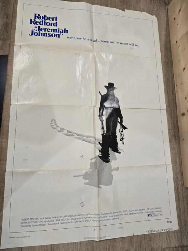 Jeremiah Johnson (1972) Style C Original Movie Poster Robert Redford 72/124