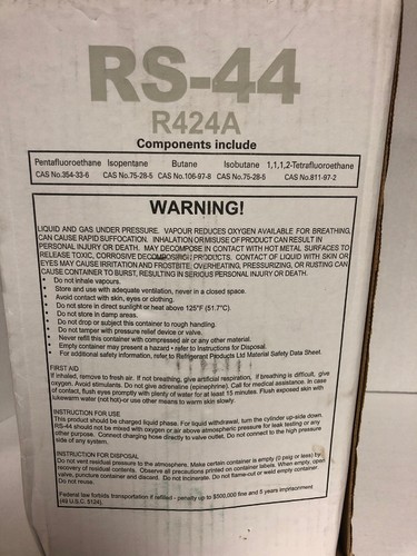 RS-44 / R424A Havc Replaces : R22