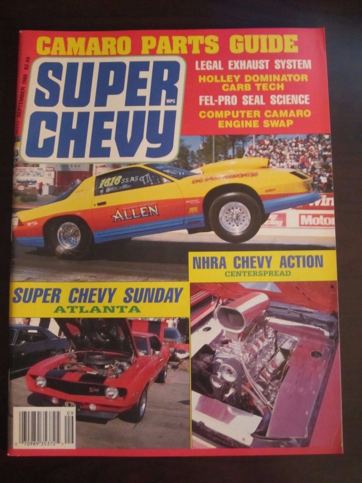 A MAGAZINE #6　CURATED BY 　ヴェロニク・ブランキーノ Super Chevy Magazine September 1988 Atlanta NHRA Camaro No