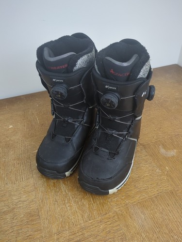 Boots Womens Size Us 8 Black Double Boa Lace System Freeride