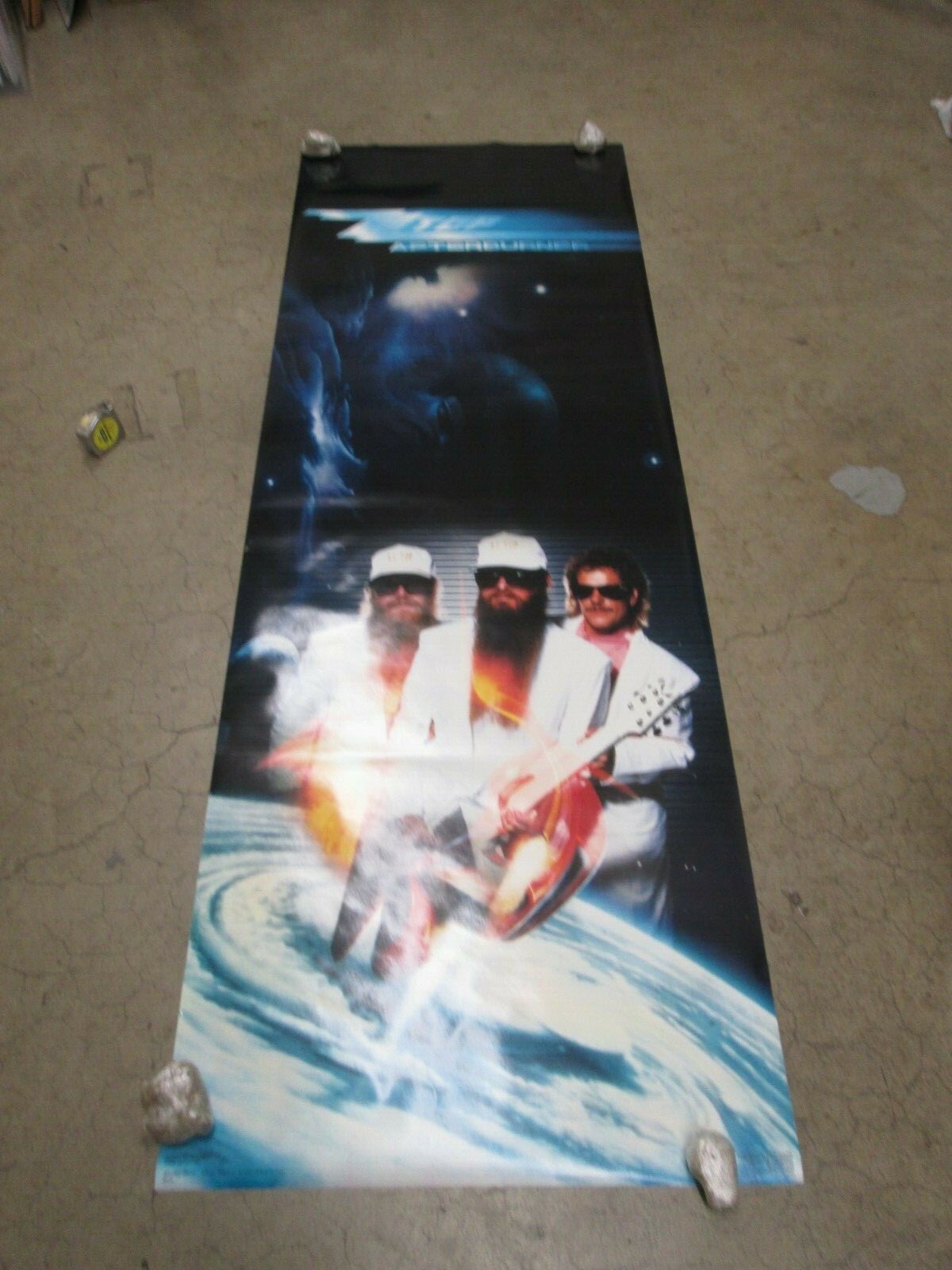 ZZ top afterburner Rock door Poster Vintage 1986 C408 | eBay