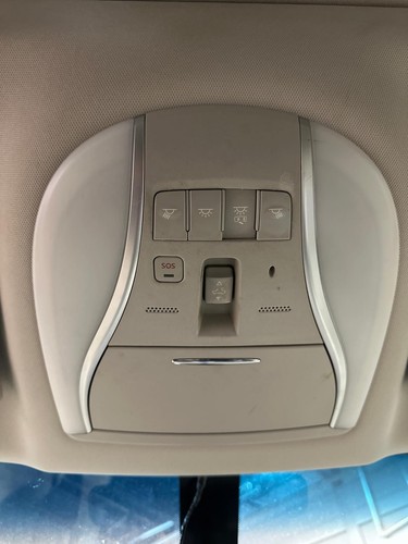 Used Front Upper Center Console fits: 2013 Infiniti JX35 roof w/navigation syste