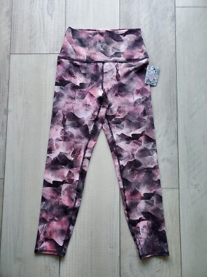 EVOLUTION & CREATION Womens Medium High Waist 26'' Inseam Yoga Pants Leggings