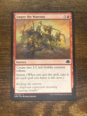 Empty the Warrens 118/261 Dominaria Remastered MTG Magic the Gathering L3336*