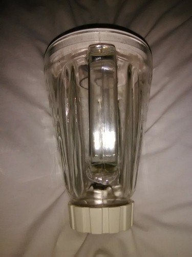 Vintage Hamilton Beach Scovill Glass Blender Jar 5 Cup With Spout Complete