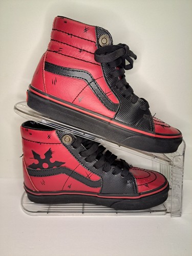 Vans x Marvel SK8-Hi Deadpool Black Red Limited Sneakers
