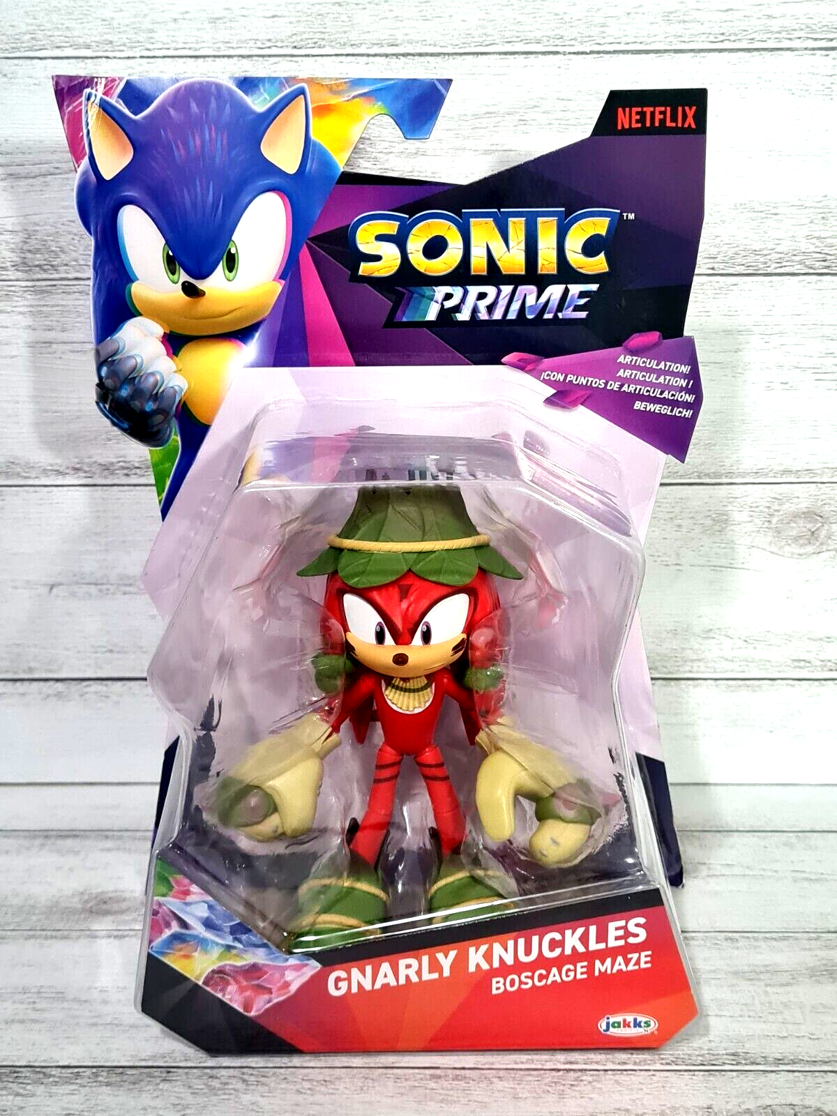 Amazon.com: Sonic Prime 5-inch Knuckles - New Yoke City