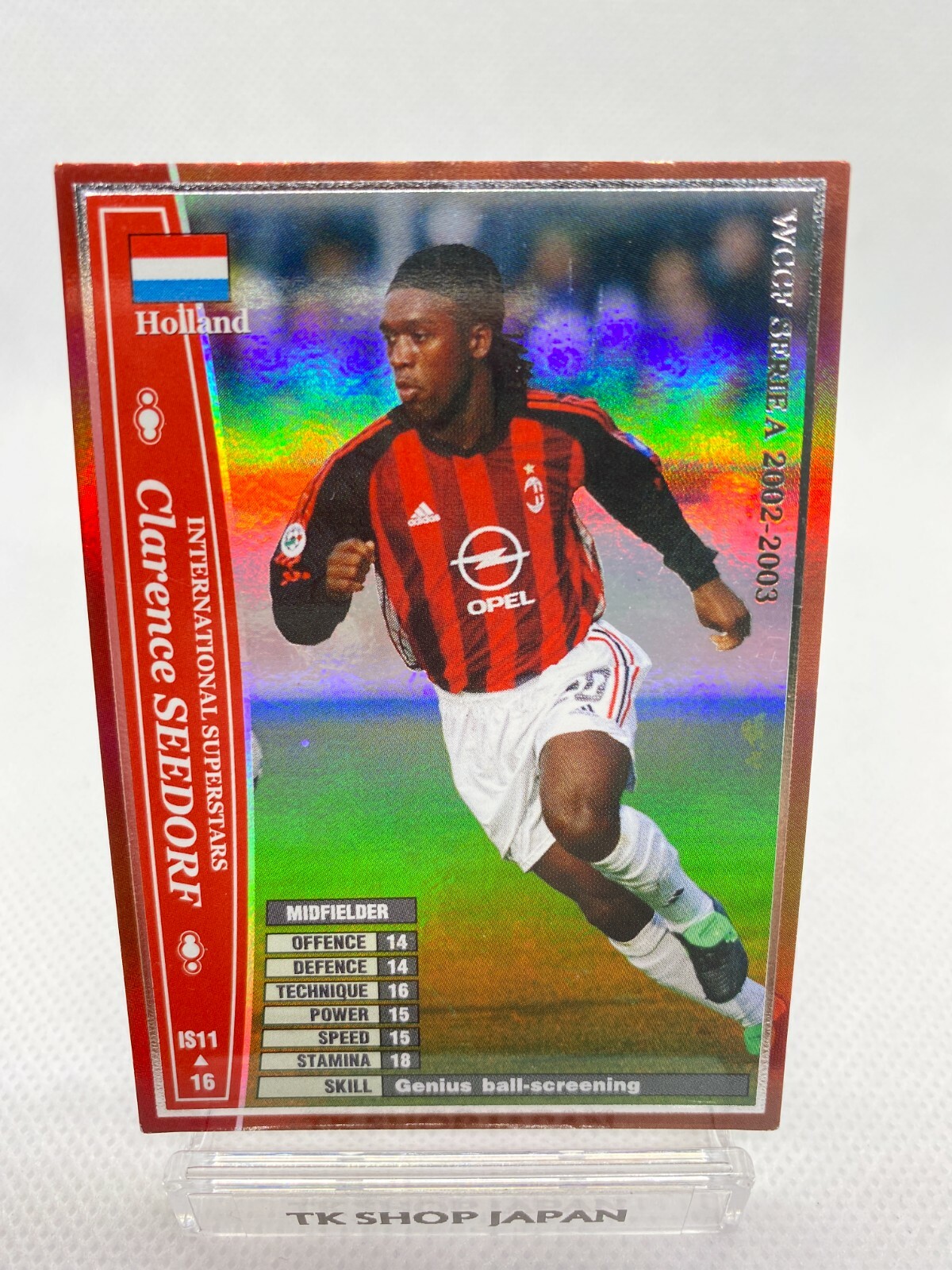 Panini WCCF Footista 2002-03 Clarence Seedorf A.C.Milan IS11