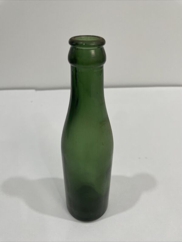 Vintage Green Glass Bottle Made in Scotland PGC A60 to Bottom of Base 190mm High