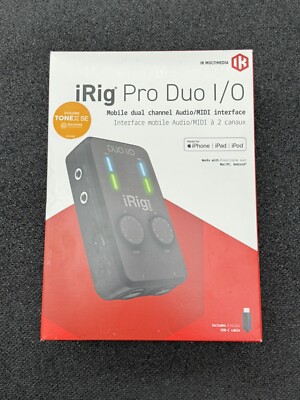 iRig Pro Duo I/O USB audio interface, TRS balanced & headphones outputs *NEW*