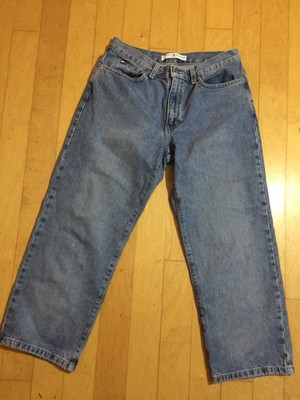 Tommy Hilfiger Women39s Vintage High Waist Boyfriend Mom Cropped Jeans Size 6