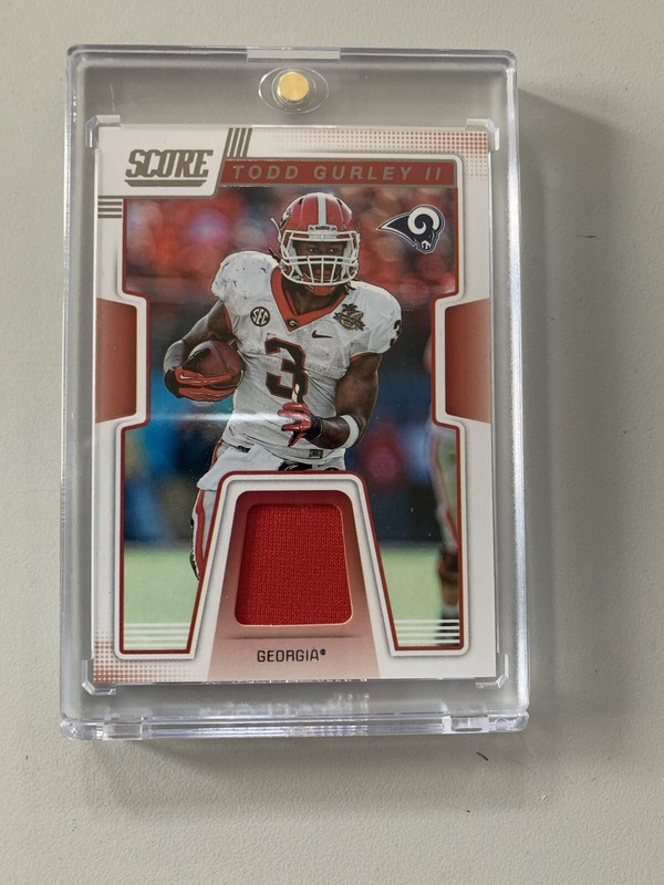 todd gurley jersey card