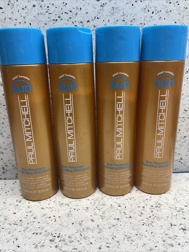 4x Paul Mitchell Sun Recovery Hydrating Shampoo 8.5oz UV Protection Sulfate Free