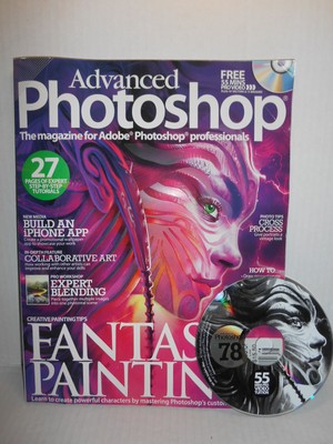 Advanced Adobe PHOTOSHOP Professionals FANTASY PAINTING Issue 78 w/Disc 