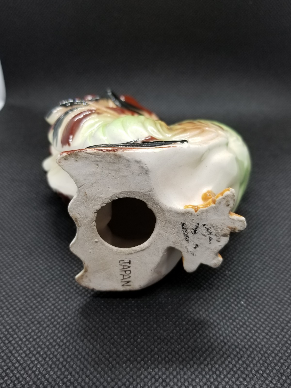 Vintage Ceramic Porcelain Rooster Figurine Japan