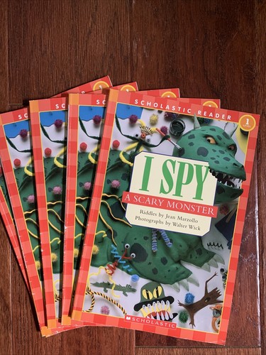 Set of 5 Books, I Spy a Scary Monster (Paperback) Scholastic