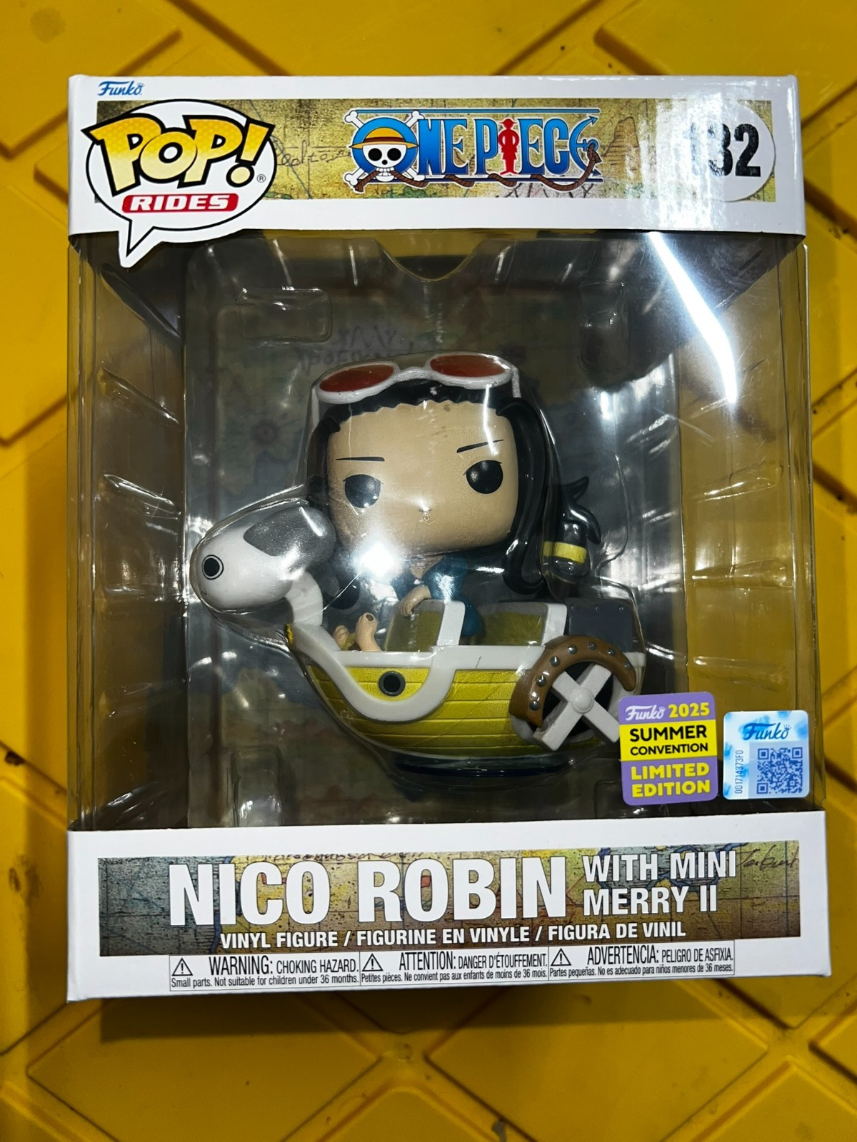 夏コミコンFUNKO POP! ワンピース　ニコロビン with ミニメリー2号 Pop! Rides Deluxe Nico Robin with Mini Merry II | Funko