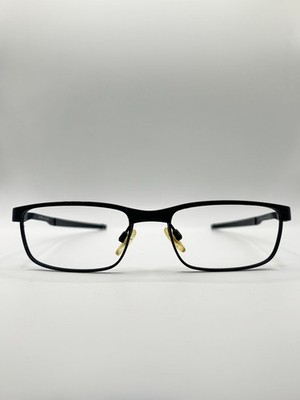 Oakley Steel Plate 54-18 Schwarz Rechteckig Brille Gestell
