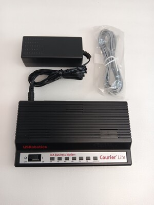 US ROBOTICS 56K Business Modem Courier Lite 5686G W/ Power Supply NEW