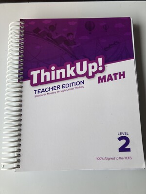 ThinkUp! Math Teacher Edition Level 2 Book Think up Grade 2