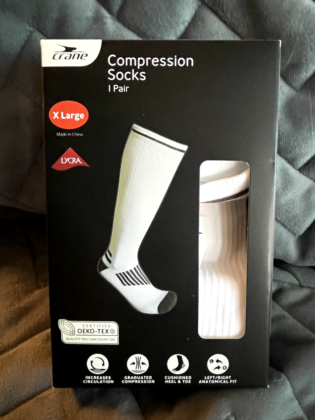 S Size X-large On Pair White - New In Box