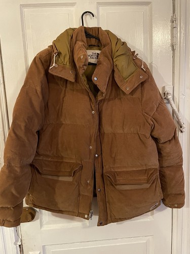 North Face puffer jacket XL Corduroy Brown/tan