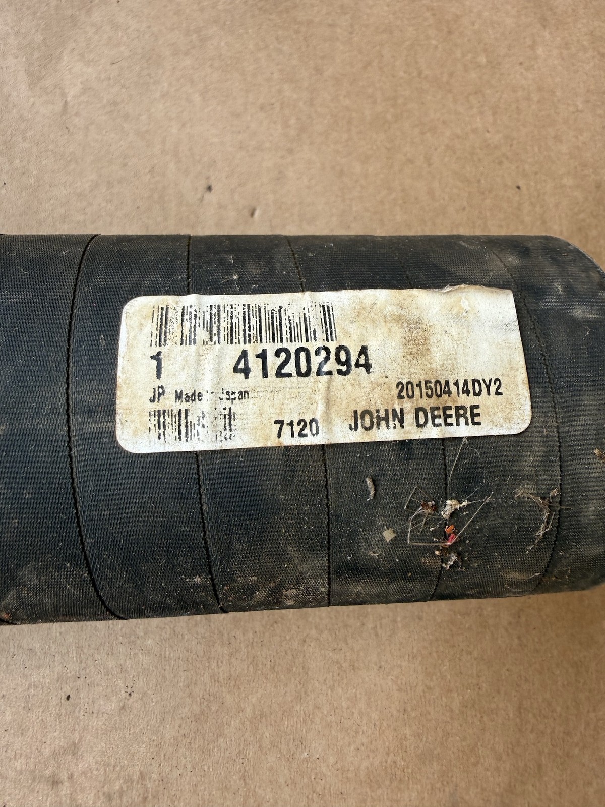 ​New NOS Genuine OEM John Deere Hose 4120294