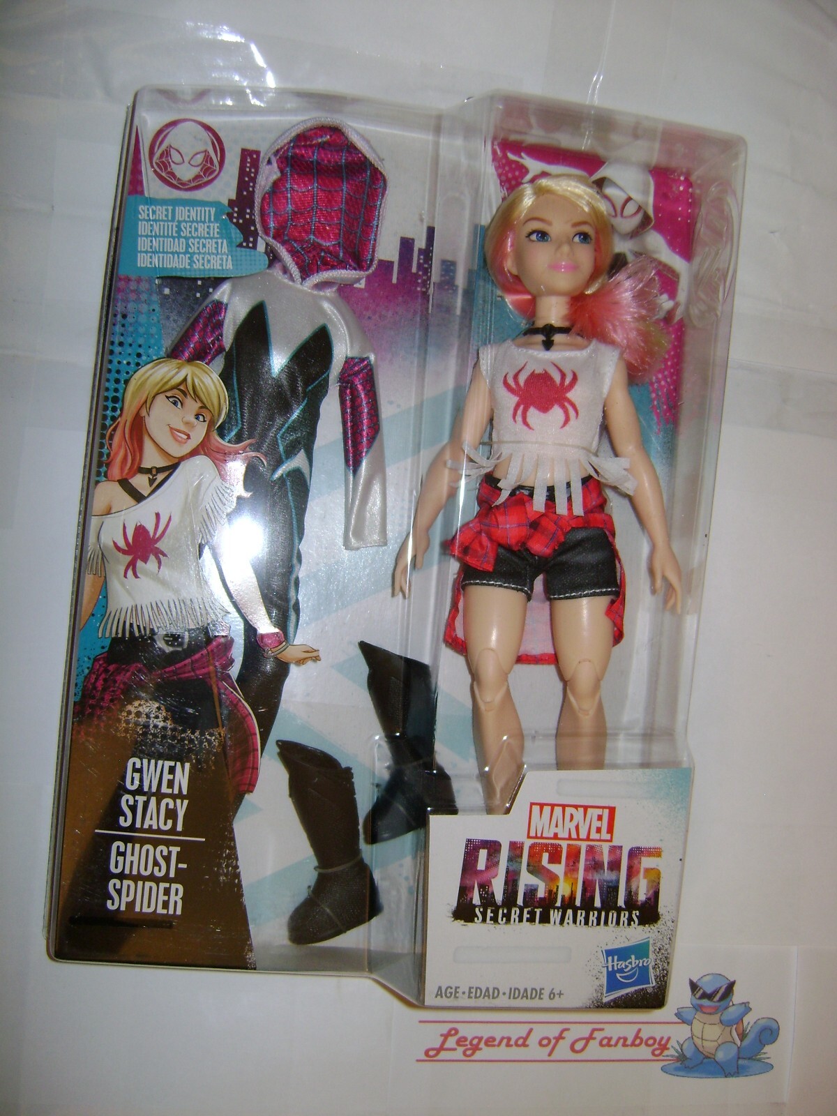 New * Marvel Rising Secret Identity Warriors Gwen Stacy Ghost-Spider Doll Woman