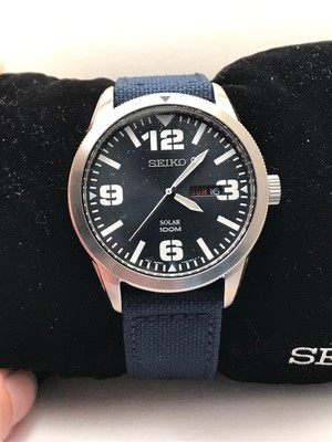 seiko men's sne095p2 stainless steel watch