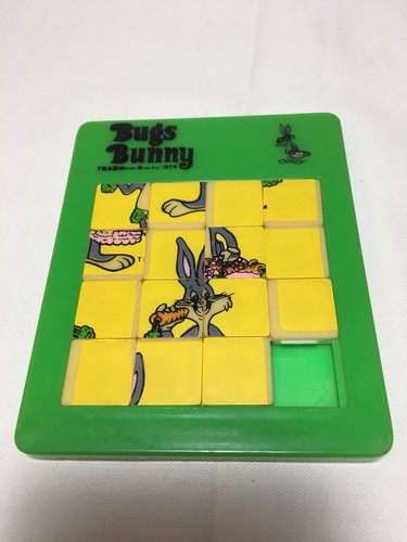 Vtg Sliding Puzzles Tweety Sylvester Bugs Bunny 1979