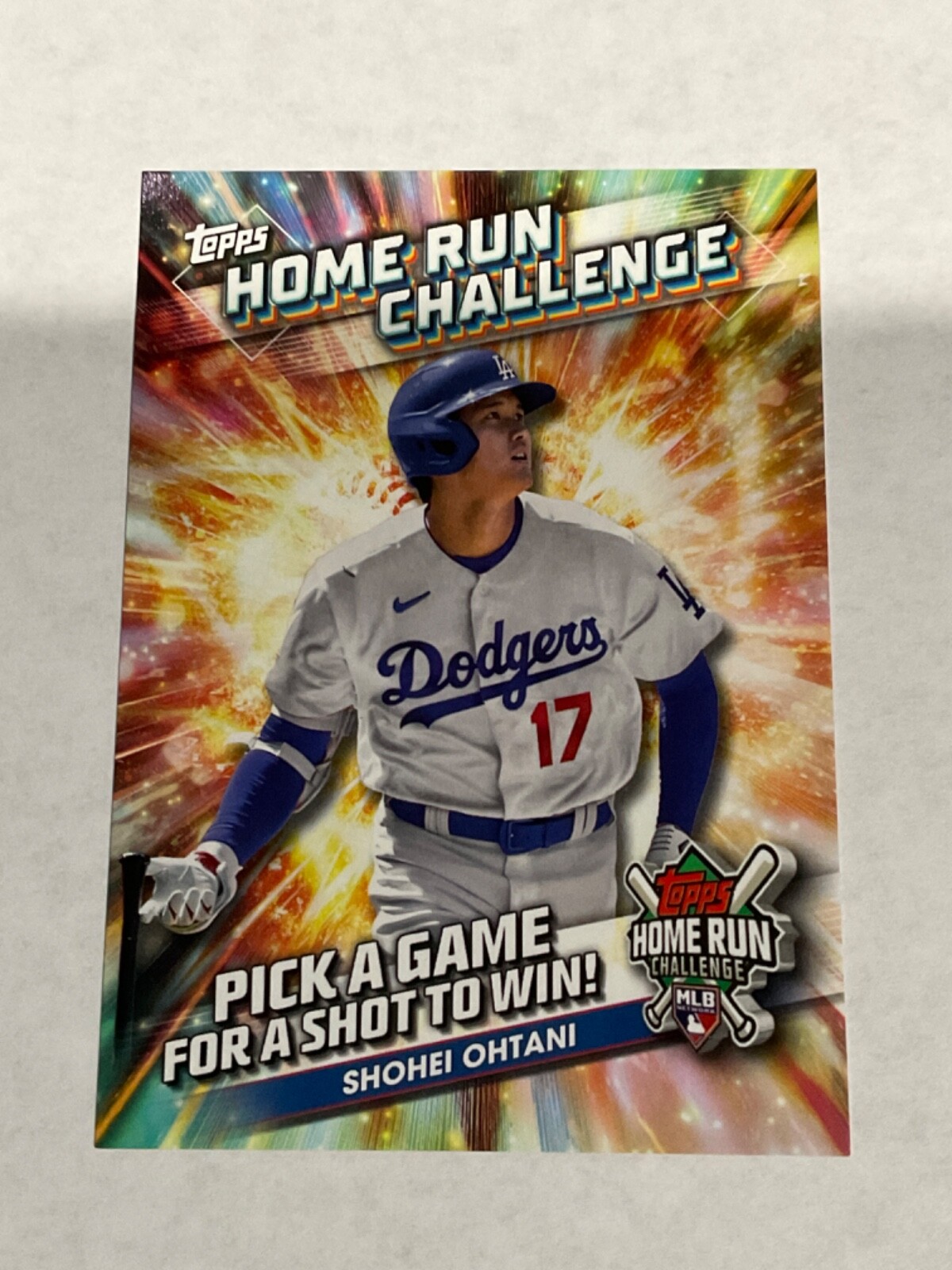 【超希少】大谷翔平WINNER HOME RUN CHALLENGE 2023 Topps Home Run Challenge Shohei Ohtani Double Down 13