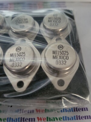 MJ15025 / TRANSISTOR / ONSEMI / TO3 / 2 PIECES (qzty)