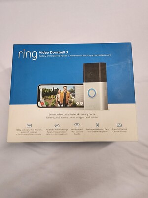 Ring Video Doorbell 3   enhanced wifi, improved motion detection, easy...