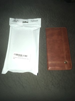 Generic Galaxy Note 7 Brown Leather Wallet Case