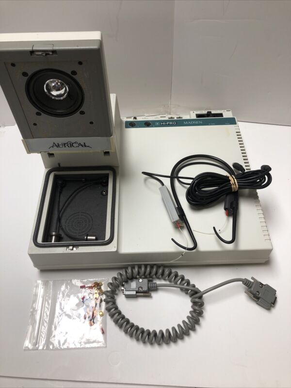 Madsen Aurical HI-Pro Audiometer W Accessories AS-IS For Parts