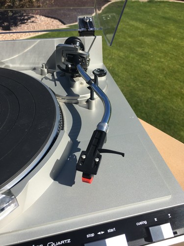 Technics SL-5350 Quartz Direct Drive Turntable with Manual and New Shure Stylus